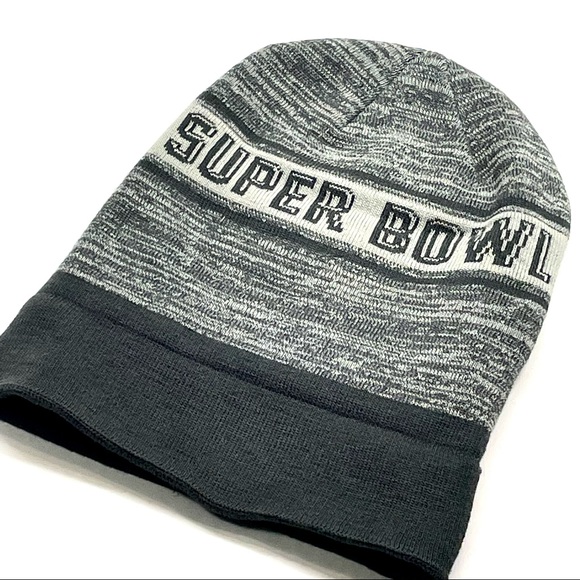 Nike Super Bowl LII Winter Beanie Hat Cap S7 Ash Acrylic Blend Cuffed NWOT New - Picture 13 of 16